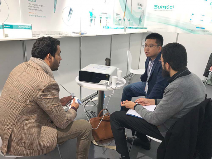 Trocar monouso di tipo Hasson da 12 mm certificato CE per chirurgia laparoscopica Surgsci Medical 8