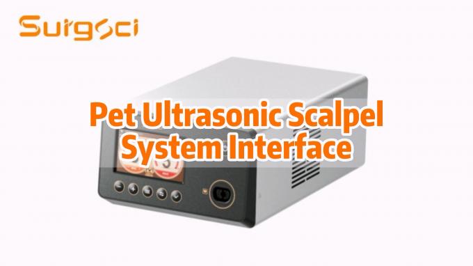 ultime notizie sull'azienda Sistema di scalpello ad ultrasuoni veterinario. Interfaccia di funzionamento del generatore.  0