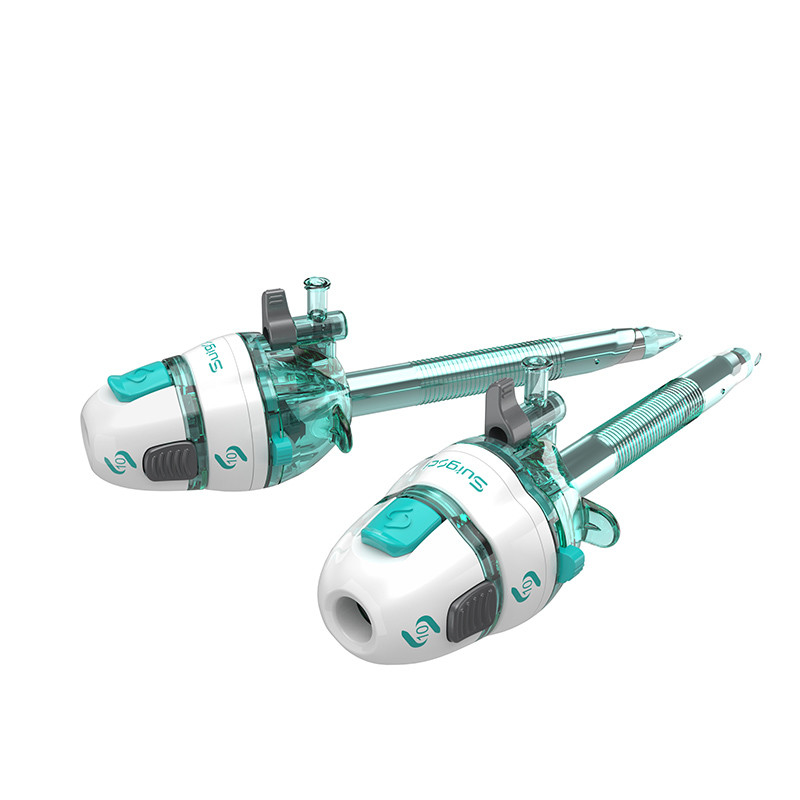 Surgsci Medical Ltd. CE Certificato Punte Ottiche Trocars Laparoscopici Usa e getta per chirurgia laparoscopica